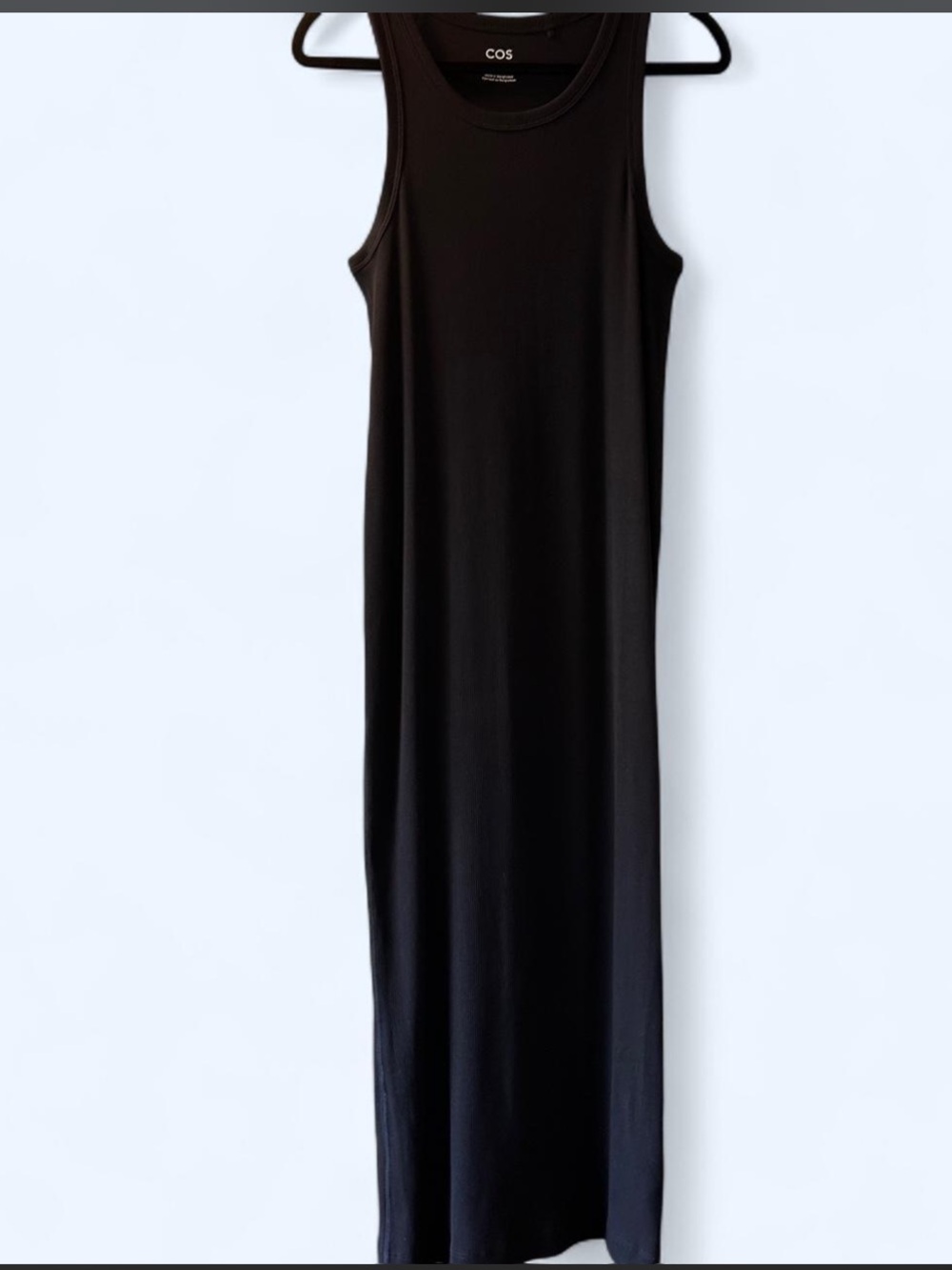 COS Black Sleeveless Bodycon Maxi Dress